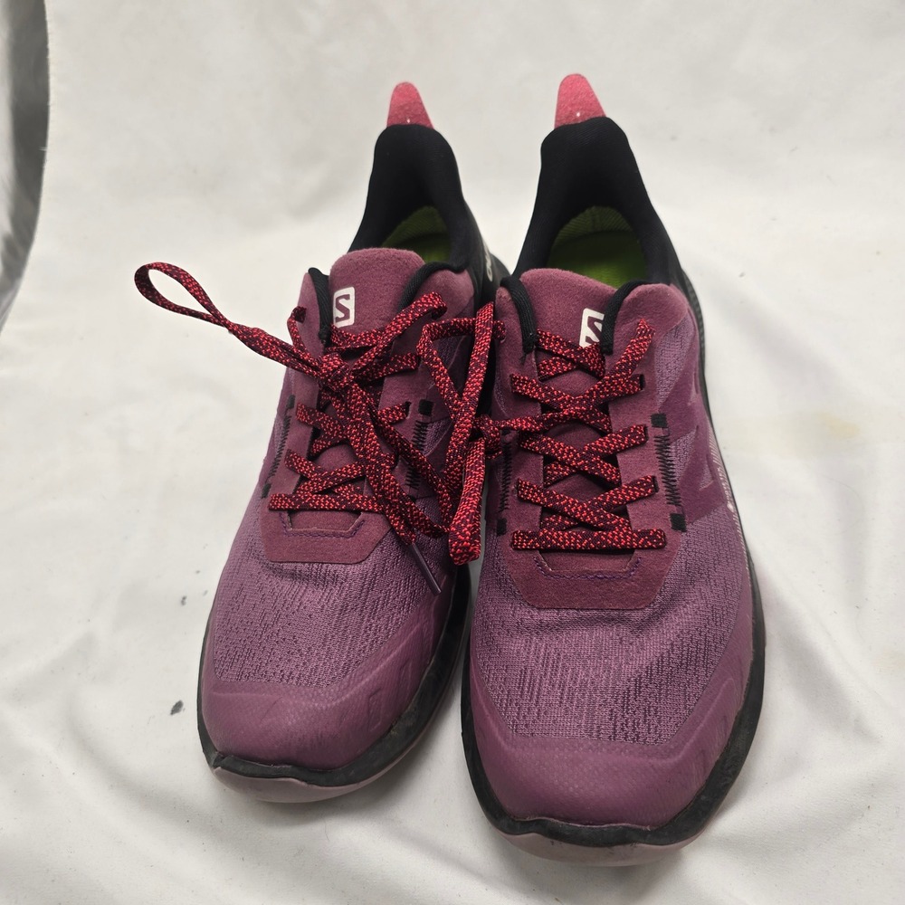 Salomon Outpulse Gore Tex Womens Trail Running Hiking Shoes Purple Size 7.5 - Picture 7 of 10